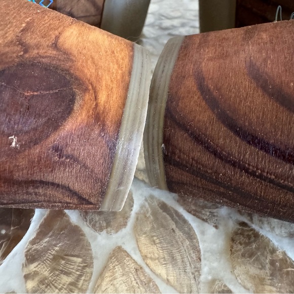 Bed Stu Kalah Leather Platform Sandals with Wooden Heel size 8.5 - Picture 12 of 12